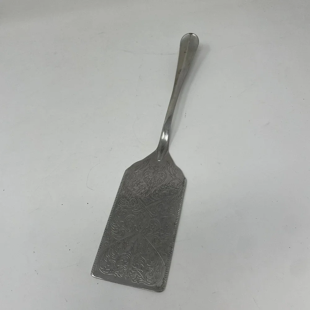 Godinger Silver Art Co Ornate Engraved Silver Plated Lasagna Server with Box